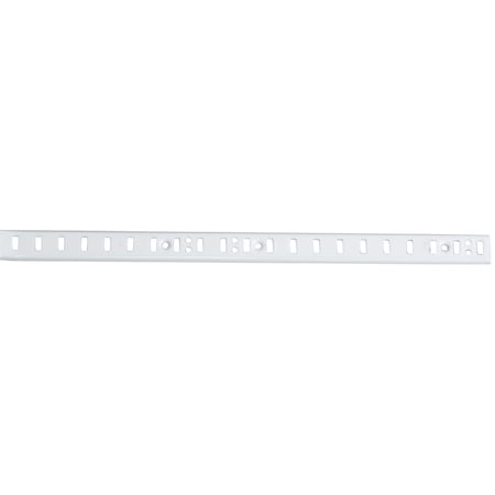 Hardware Resources 72" White Single-Track Shelf Standard TRK01-72WH
